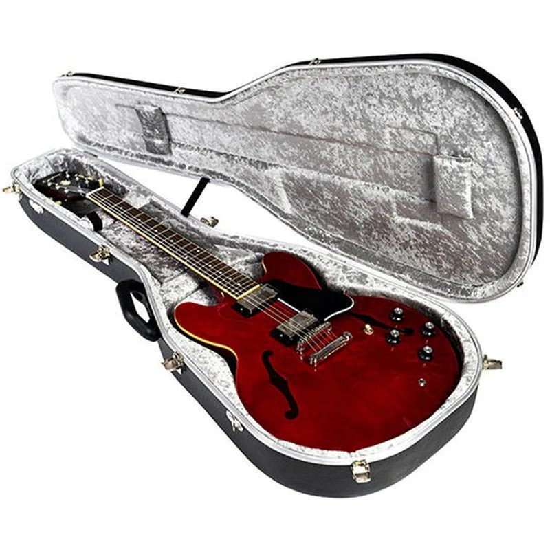 Hiscox Pro-II Series Gibson 335 Style & Semi Acoustic Electric Guitar Case in Black - Image 3