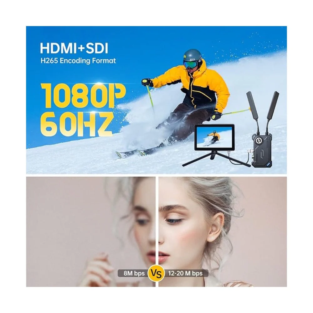 Hollyland COSMO C1 SET SDI/HDMI Wireless Video Transmission System 1TX + 1RX AU Stock - Image 10