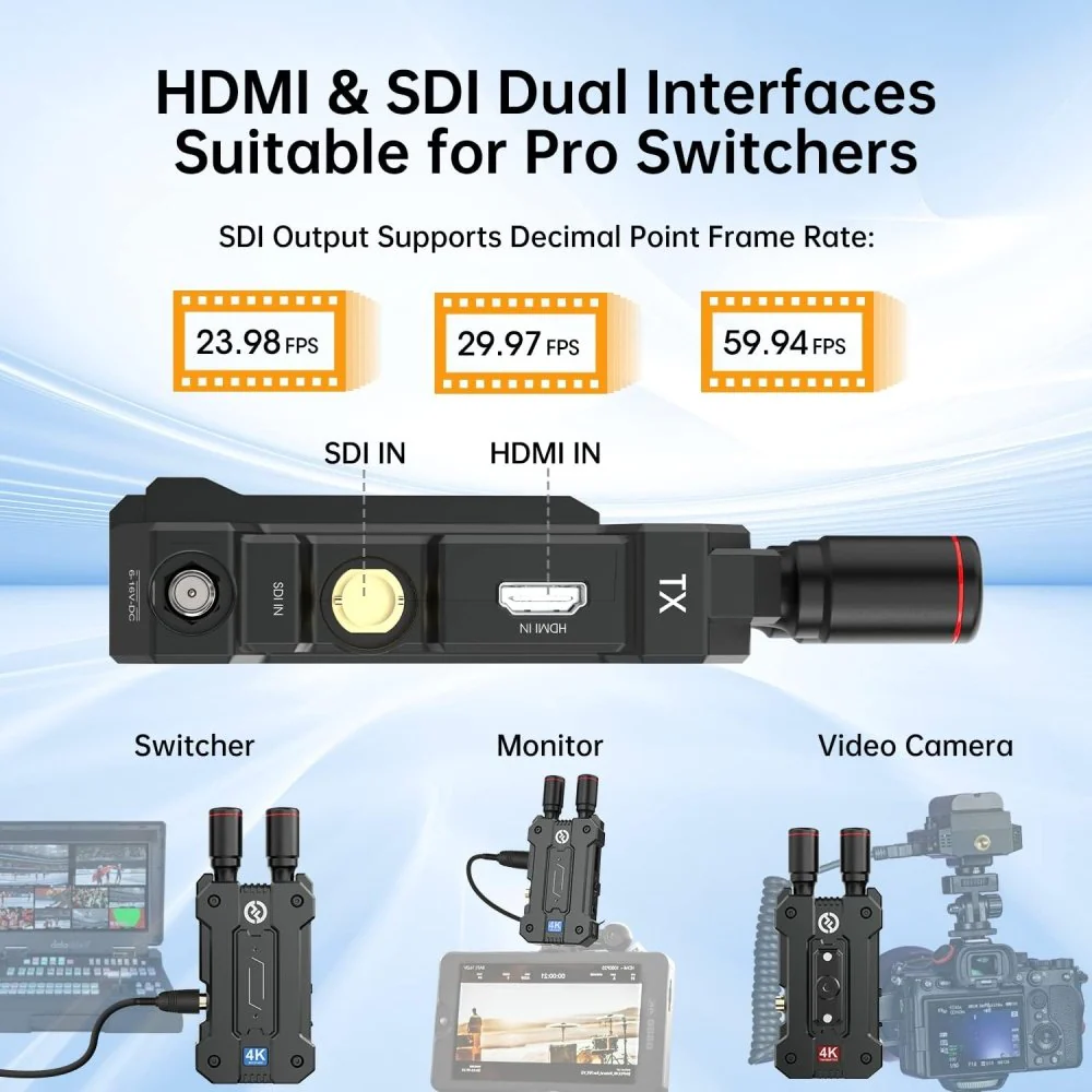 Hollyland MARS 4K SET UHD 4K Wireless Video Transmission System 1TX + 1RX AU Stock - Image 3