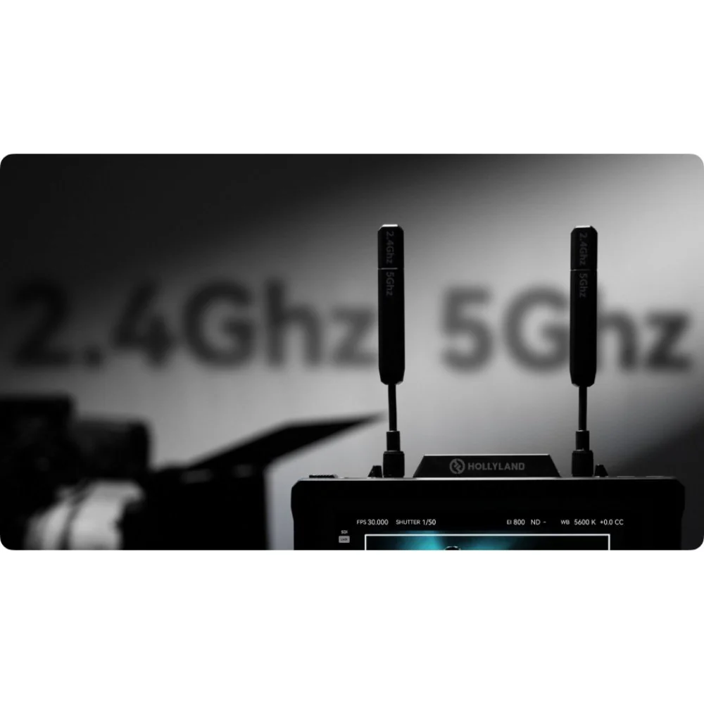 Hollyland Pyro 7 PAIR Kit All-In-One Wireless Transceiving 7" Monitor & Recorder HDMI & SDI - Image 13