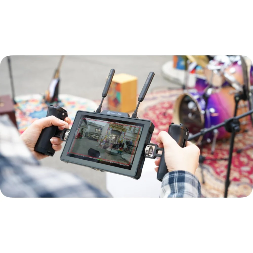 Hollyland Pyro 7 PAIR Kit All-In-One Wireless Transceiving 7" Monitor & Recorder HDMI & SDI - Image 15