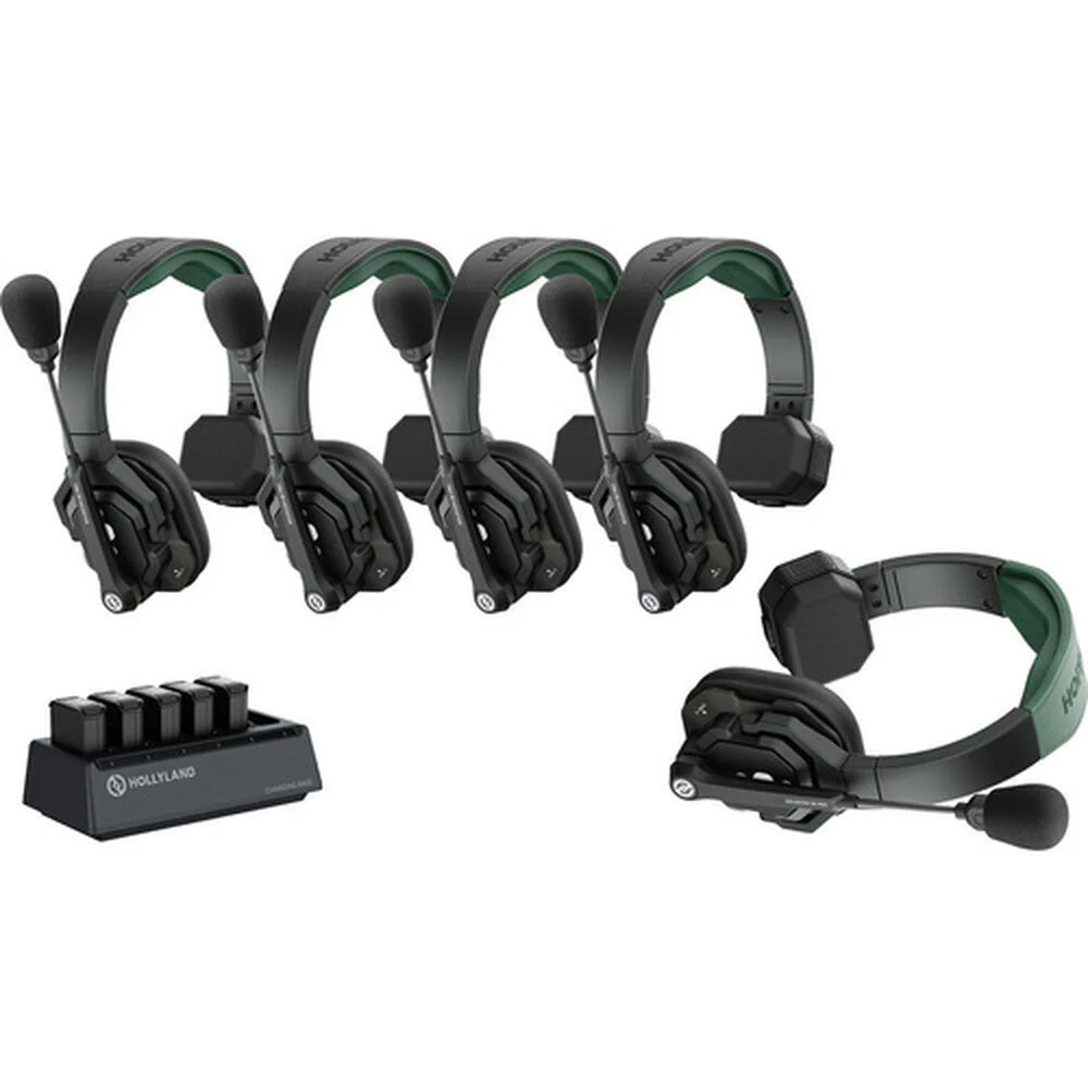 Hollyland Solidcom SE Pro 1.9GHz Wireless Intercom Kit with 5 Headsets - Image 2