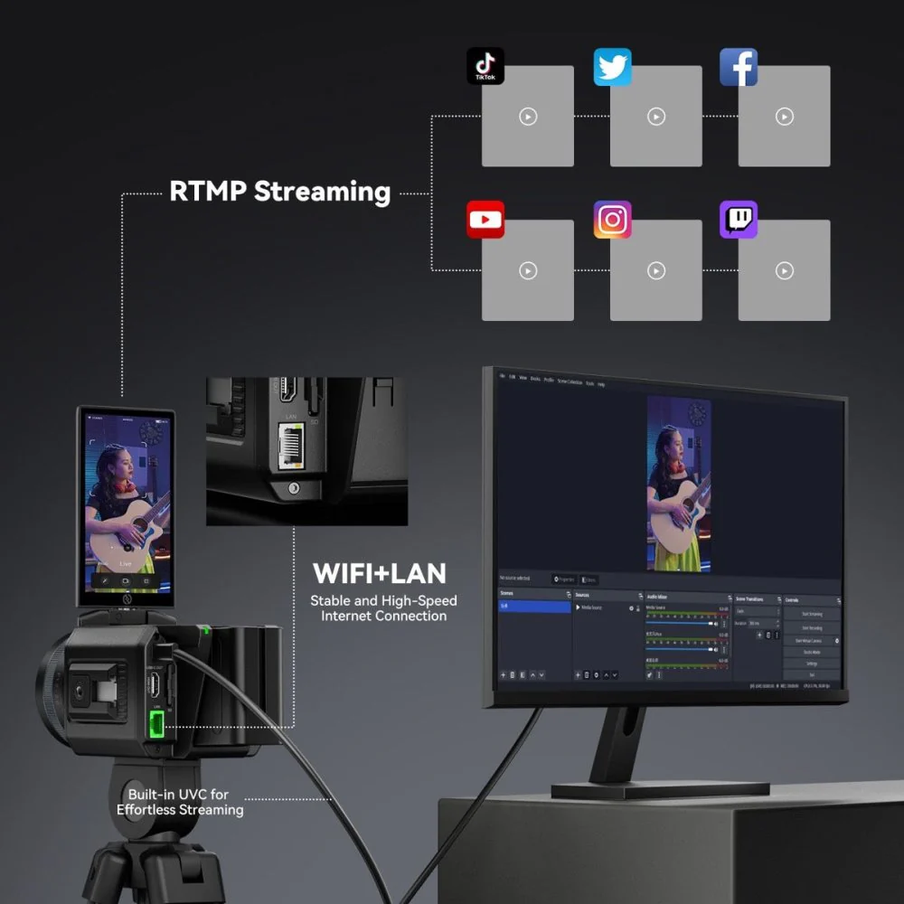 Hollyland VenueLiv MK1 Wireless Live Streaming Camera - Image 5