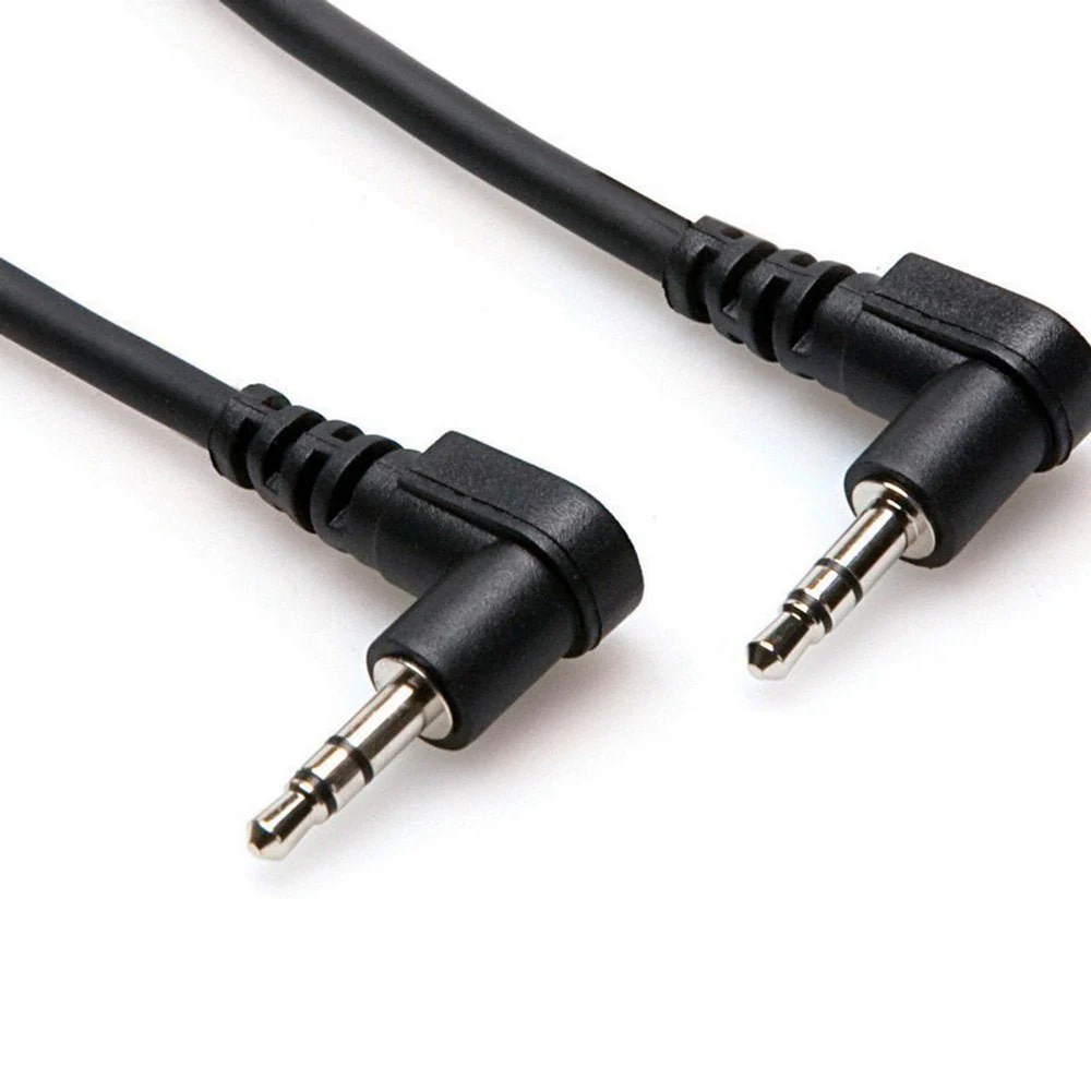 Hosa CMM103RR Stereo Interconnect RIGHT-ANGLE 3.5mm TRS To Same 3 Ft / 0.9m - Image 2