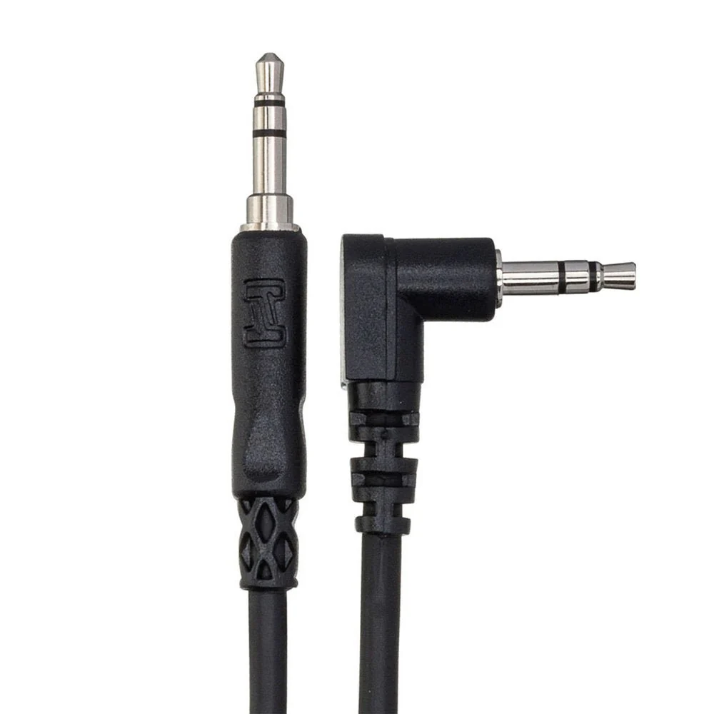 Hosa CMM105R Stereo Interconnect 3.5mm TRS To RIGHT-ANGLE 3.5mm TRS 5 Ft / 1.5m - Image 2