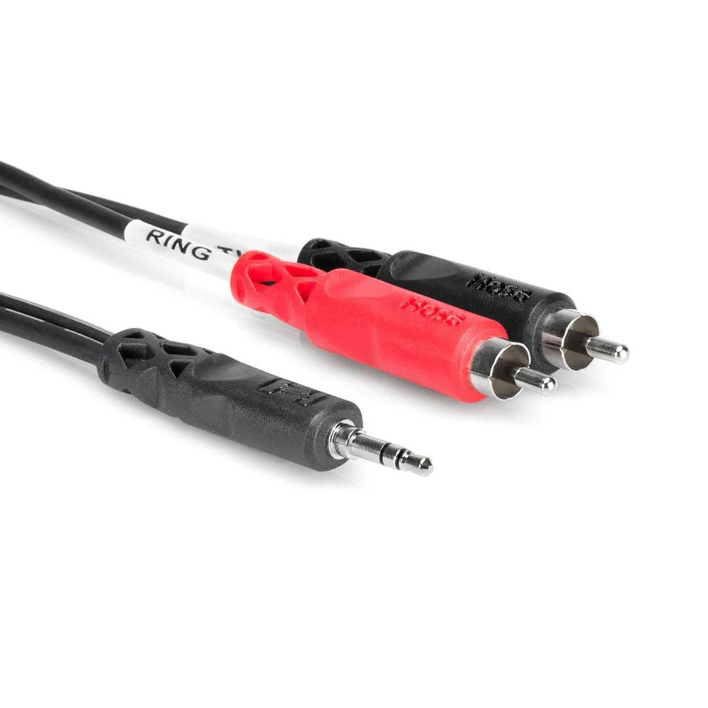 Hosa CMR215 Stereo Breakout Y-Cable 3.5mm TRS To Dual RCA 15 Ft / 4.5m - Image 2