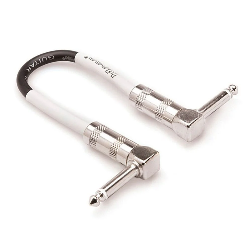 Hosa CPE411 Guitar Patch Cable RIGHT-ANGLE To Same 6 Pc in Various Lengths - Image 2