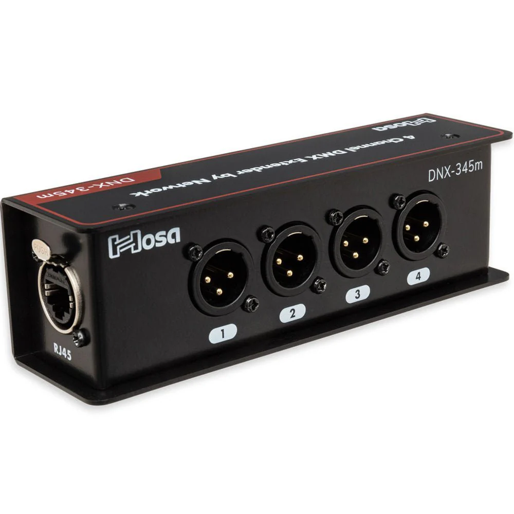 Hosa DNX345M DMX Extender XLR Male To CAT RJ45