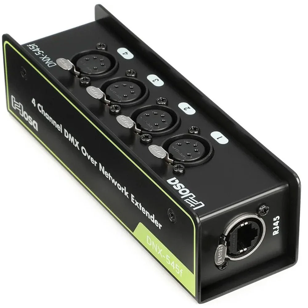 Hosa DNX545F 5 Pin DMX Extender XLR Female To CAT Network RJ45 - Image 2