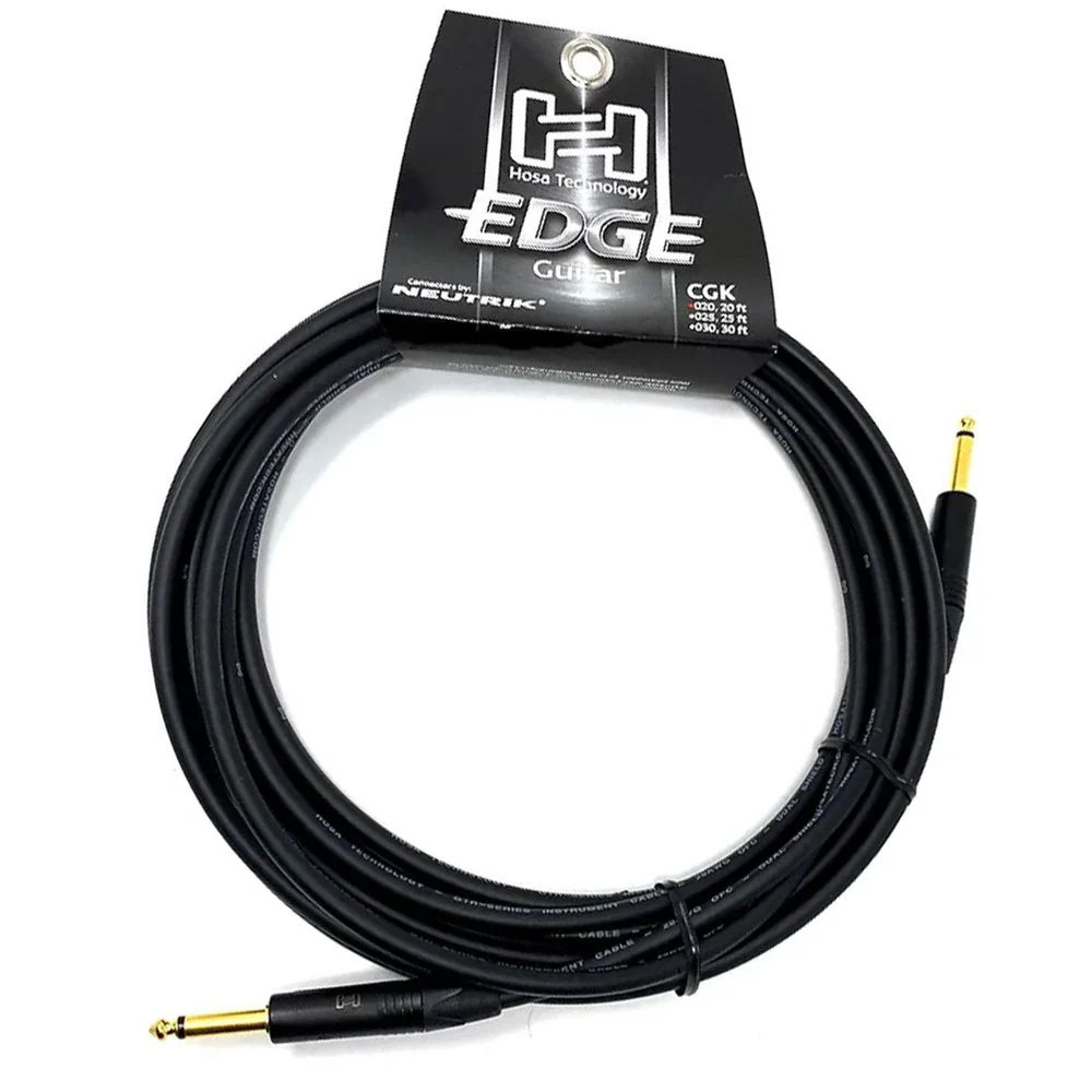 Hosa EDGE CGK005 Neutrik Guitar Cable Straight To Same 5 FT / 1.5 M - Image 4