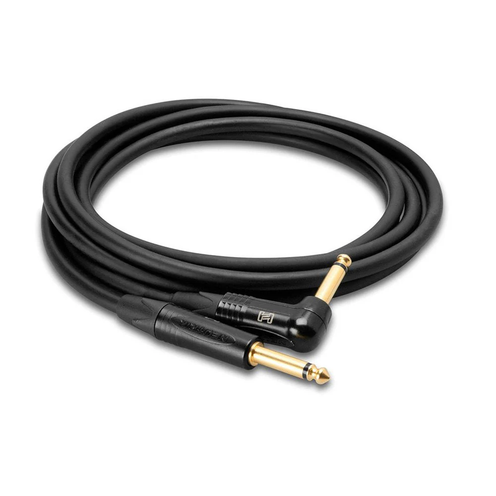 Hosa EDGE CGK005R Neutrik Guitar Cable RIGHT-ANGLE To Straight 5 FT / 1.5 M - Image 4