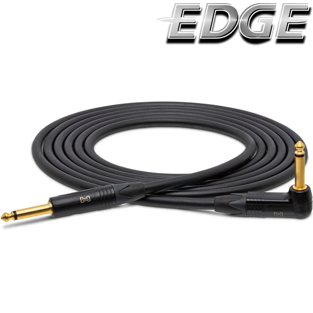 Hosa EDGE CGK020R Neutrik Guitar Cable RIGHT-ANGLE To Straight 20 FT / 6 M