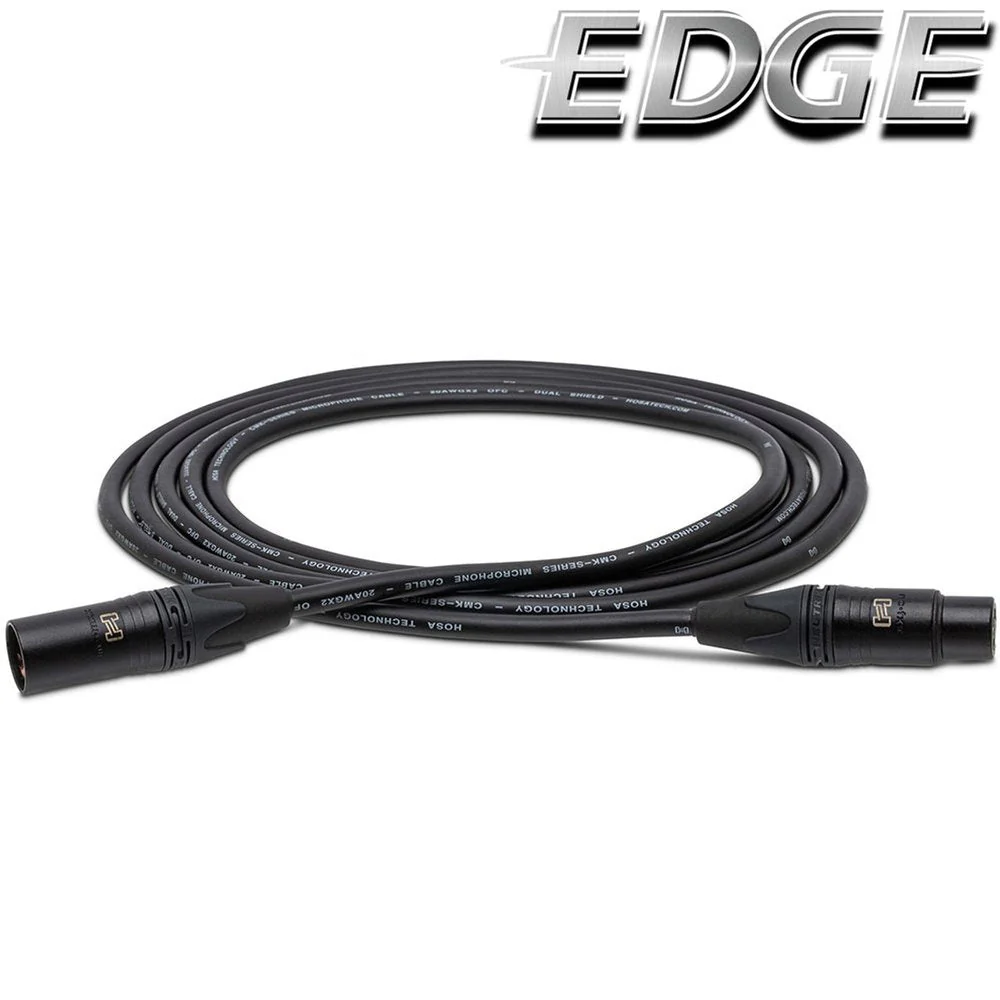 Hosa EDGE CMK025AU Neutrik Microphone XLR Cable 20 FT / 6 M