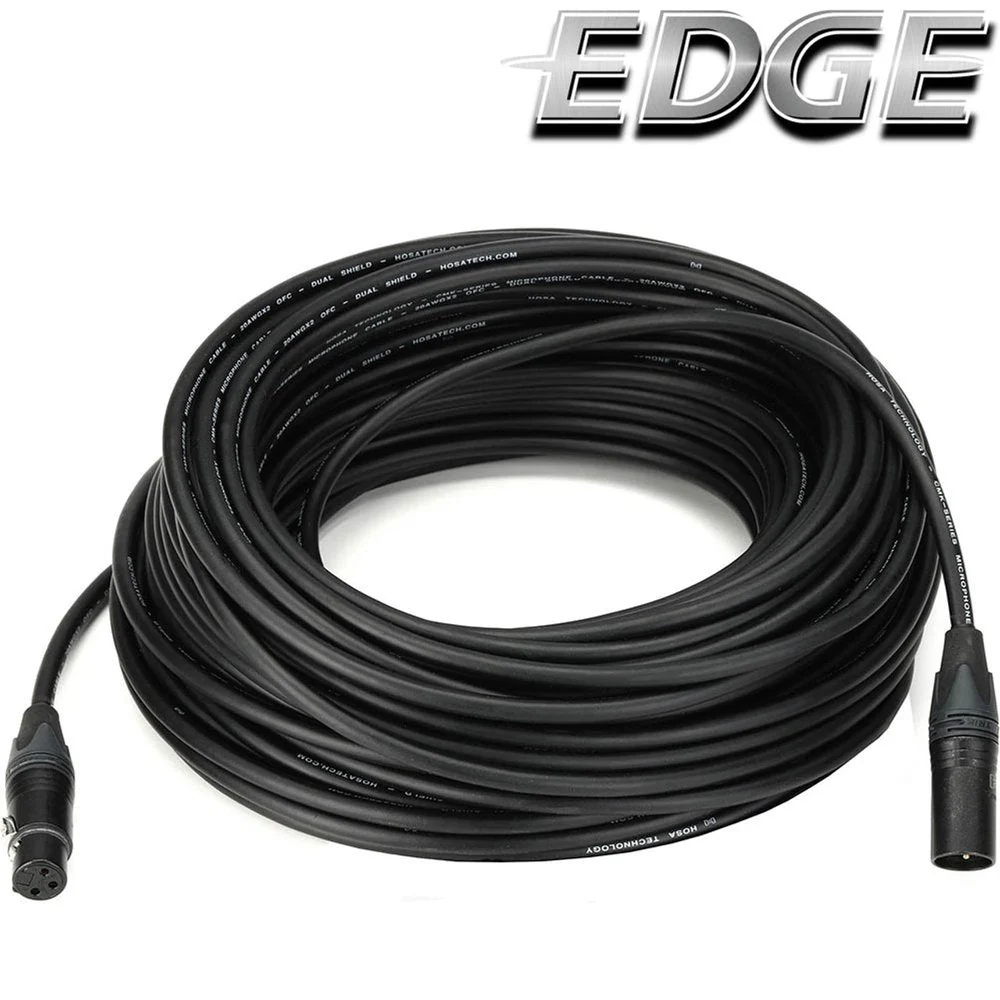 Hosa EDGE CMK050AU Neutrik Microphone XLR Cable 50 FT / 15 M
