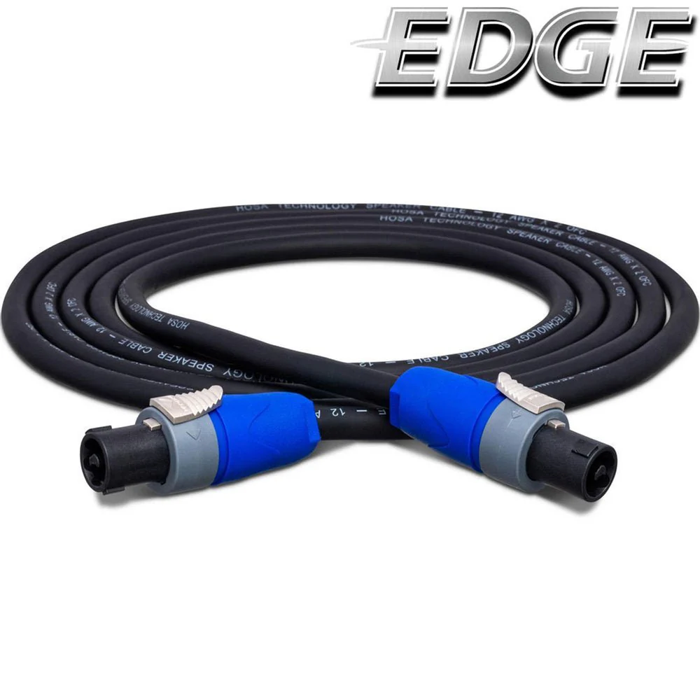 Hosa EDGE SKT203 Neutrik Speaker Cable Speakon to Same 3 FT / 0.9 M