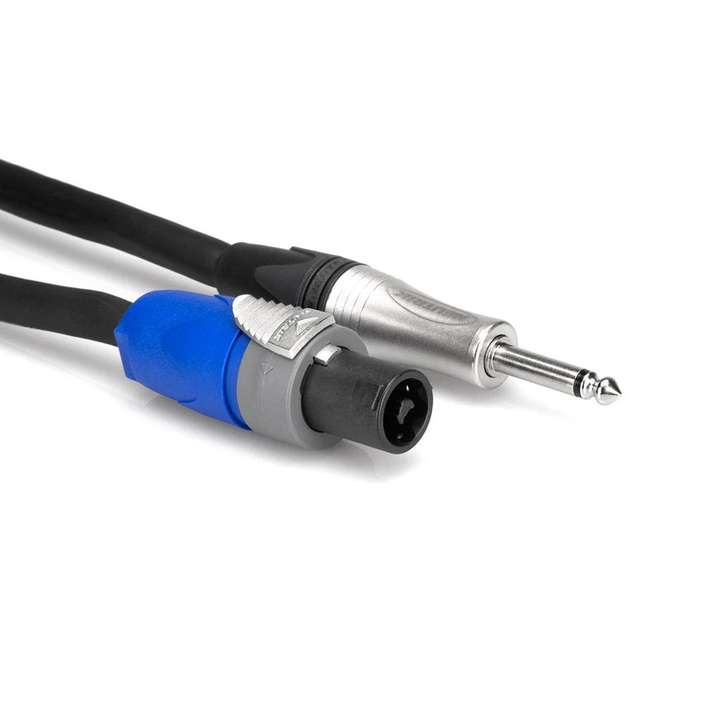 Hosa EDGE SKT220Q Neutrik Speaker Cable Speakon to 1/4" TS 20 FT / 6 M - Image 2