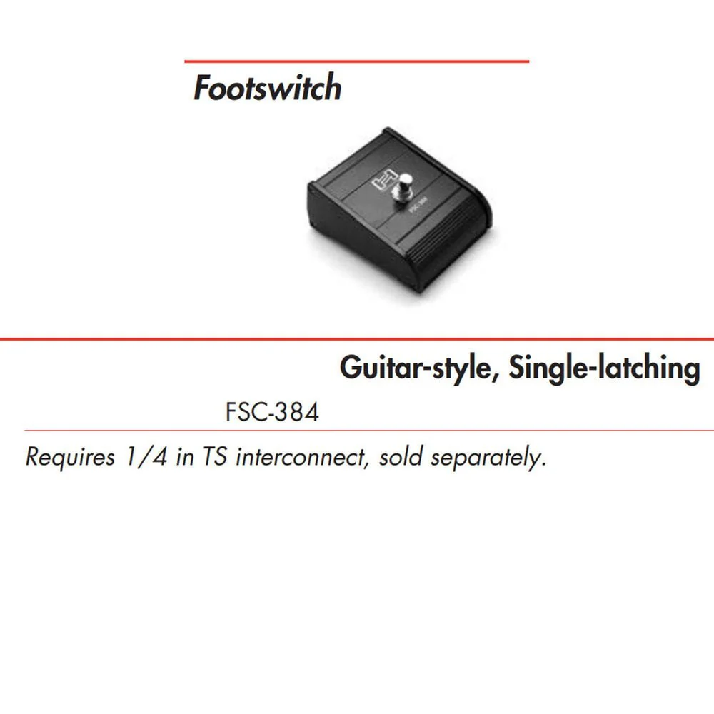 Hosa FSC384 Single Latching Footswitch - Image 3