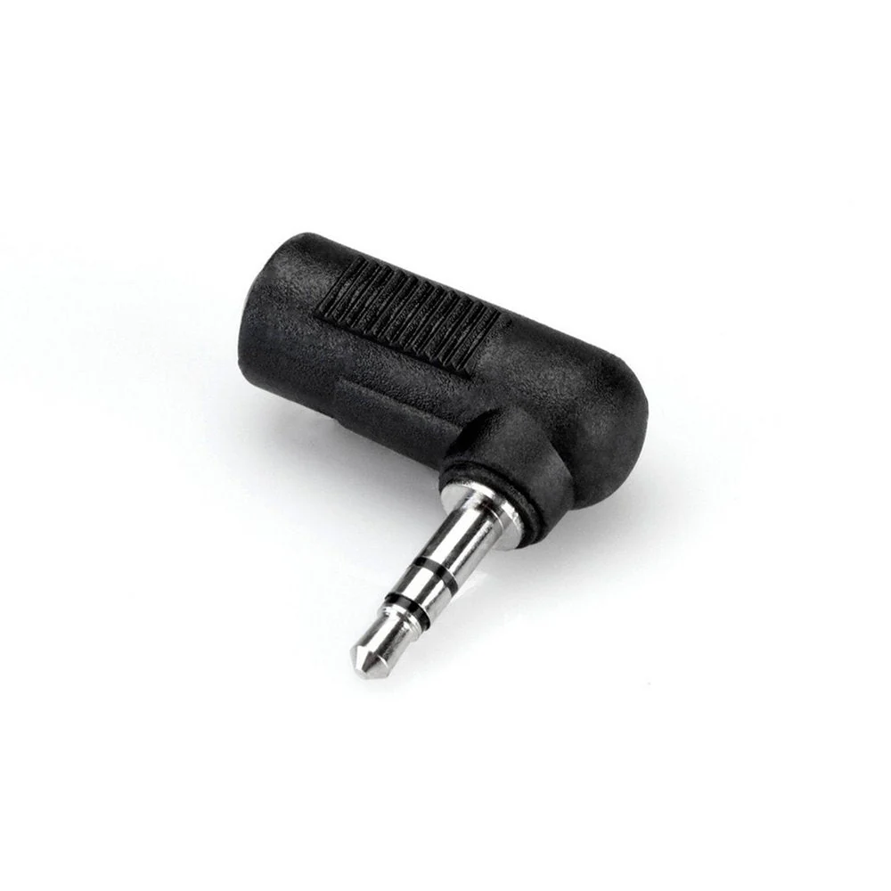 Hosa GMP272 RIGHT-ANGLE 3.5mm TRS To 3.5mm TRS Adapter - Image 2