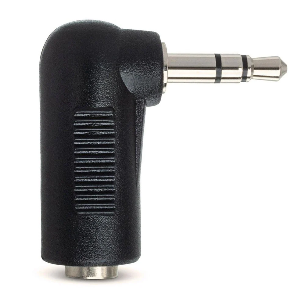 Hosa GMP272 RIGHT-ANGLE 3.5mm TRS To 3.5mm TRS Adapter - Image 3