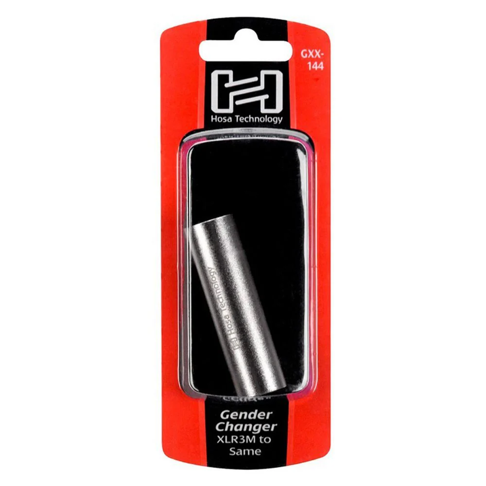 Hosa GXX144 XLR Male To Same Gender Changer - Image 3