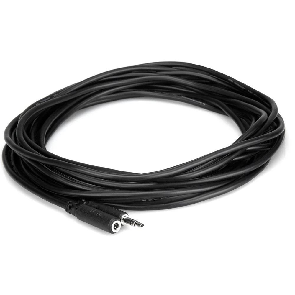 Hosa MHE125 Headphone Extension Cable 3.5mm TRS Male To Female 25 Ft / 7.6M - Image 4