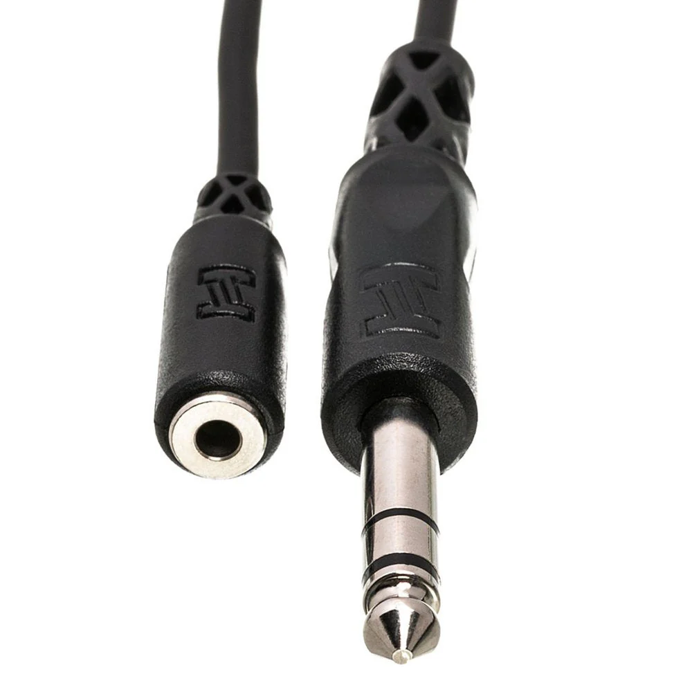 Hosa MHE310 Headphone Extension Cable 3.5mm TRS Female To 1/4" Male 10 Ft / 3M - Image 3