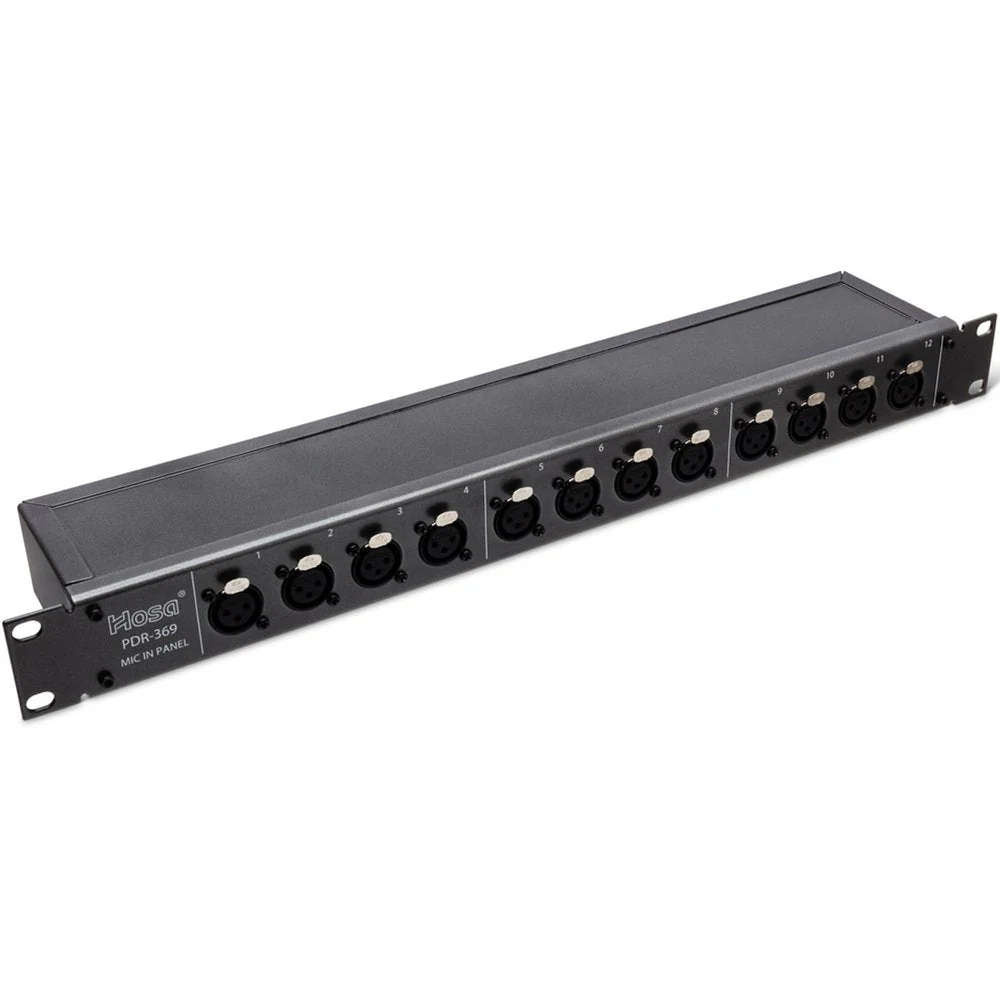 Hosa PDR369 12x XLR Patch Bay Rack