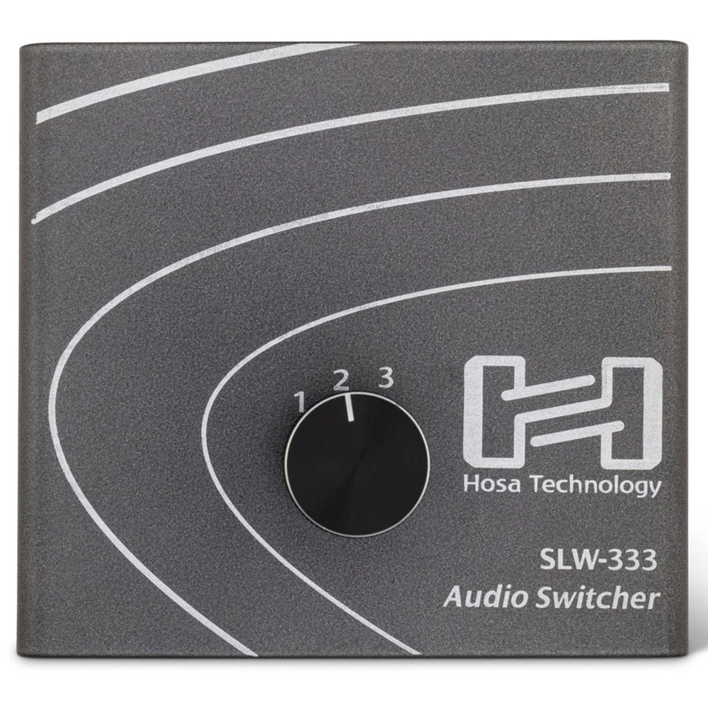 Hosa SLW333 Audio Switcher 1/4" TRS Stereo to 3x 1/4" TRS Stereo - Image 2