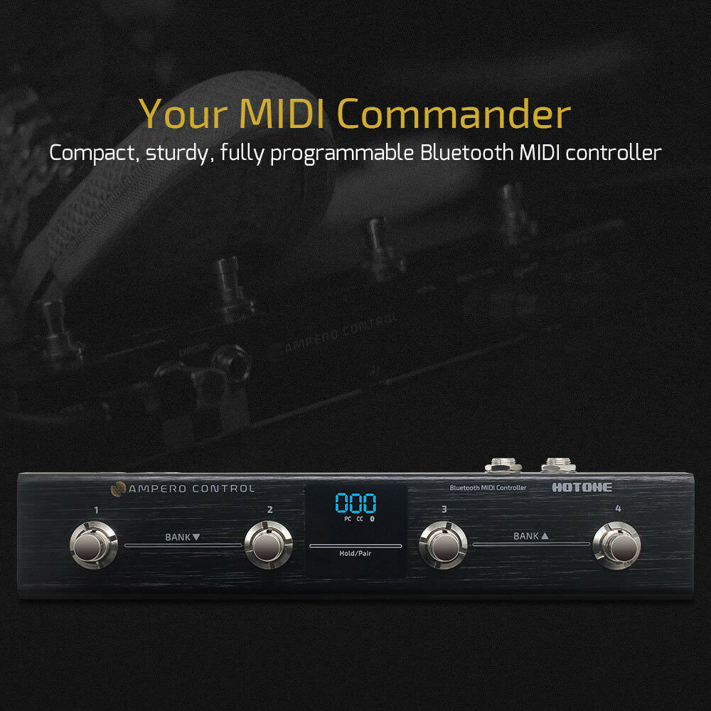 Hotone Ampero Control Compact Fully Programmable Bluetooth MIDI Controller - Image 4