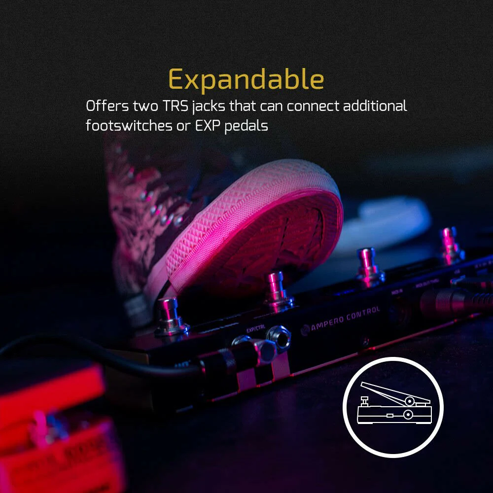 Hotone Ampero Control Compact Fully Programmable Bluetooth MIDI Controller - Image 5
