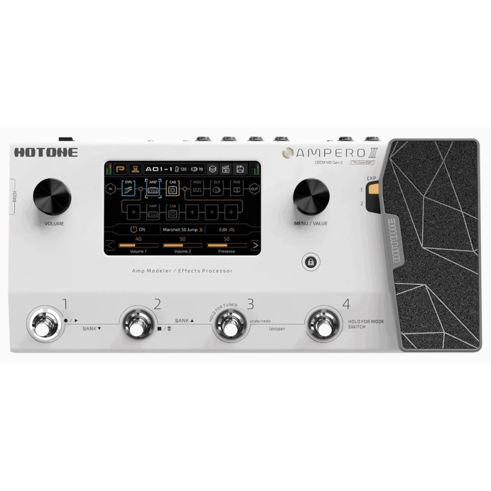 Hotone AMPERO II GEN 2 Tri-Core DSP Next Gen Amp Modeller & Multi Effects Processor w/ ToneCatch - Image 3
