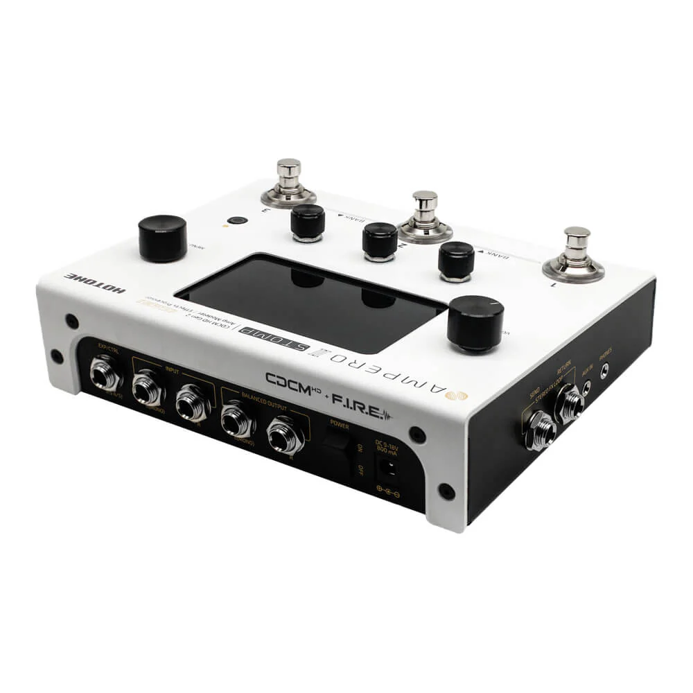 Hotone AMPERO II STOMP Tri-Core DSP Next Gen Amp Modeller & Multi Effects Processor - Image 4