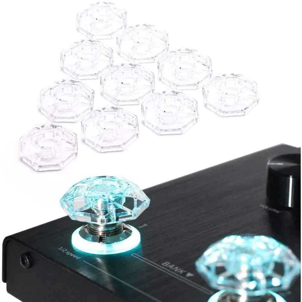 Hotone Karat Cap Footswtich Cover FootSwitch Topper / Protector Transparent 10 Pcs - Image 3