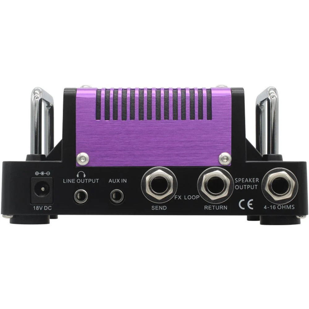 Hotone Nano Legacy Purple Wind Plexi Inspired 5W Class AB Amp Head w/ 3 Band EQ - Image 4