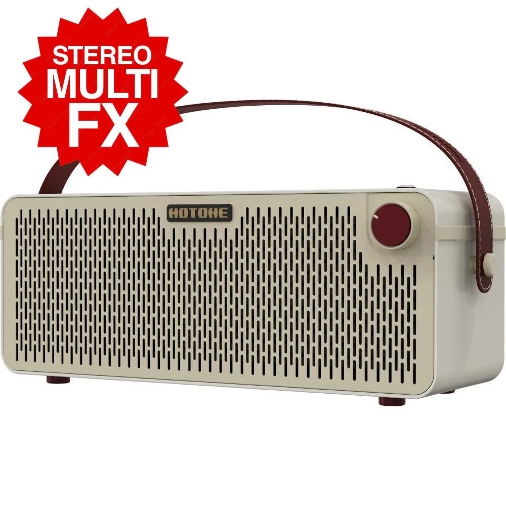 Hotone PULZE Luna 30W Stereo Modelling Amplifier w/ Bluetooth White