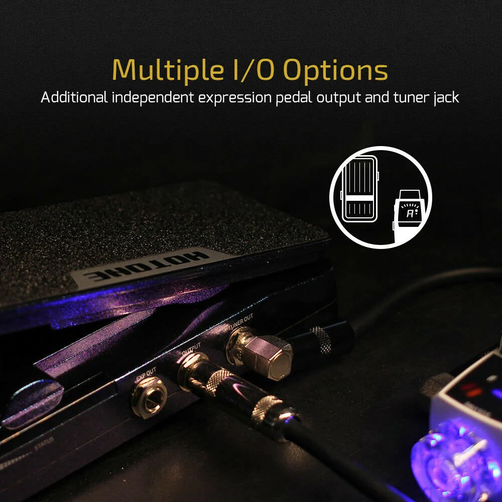 Hotone Soul Press II 4-in-1 Volume, Expression & Wah Pedal - Image 3