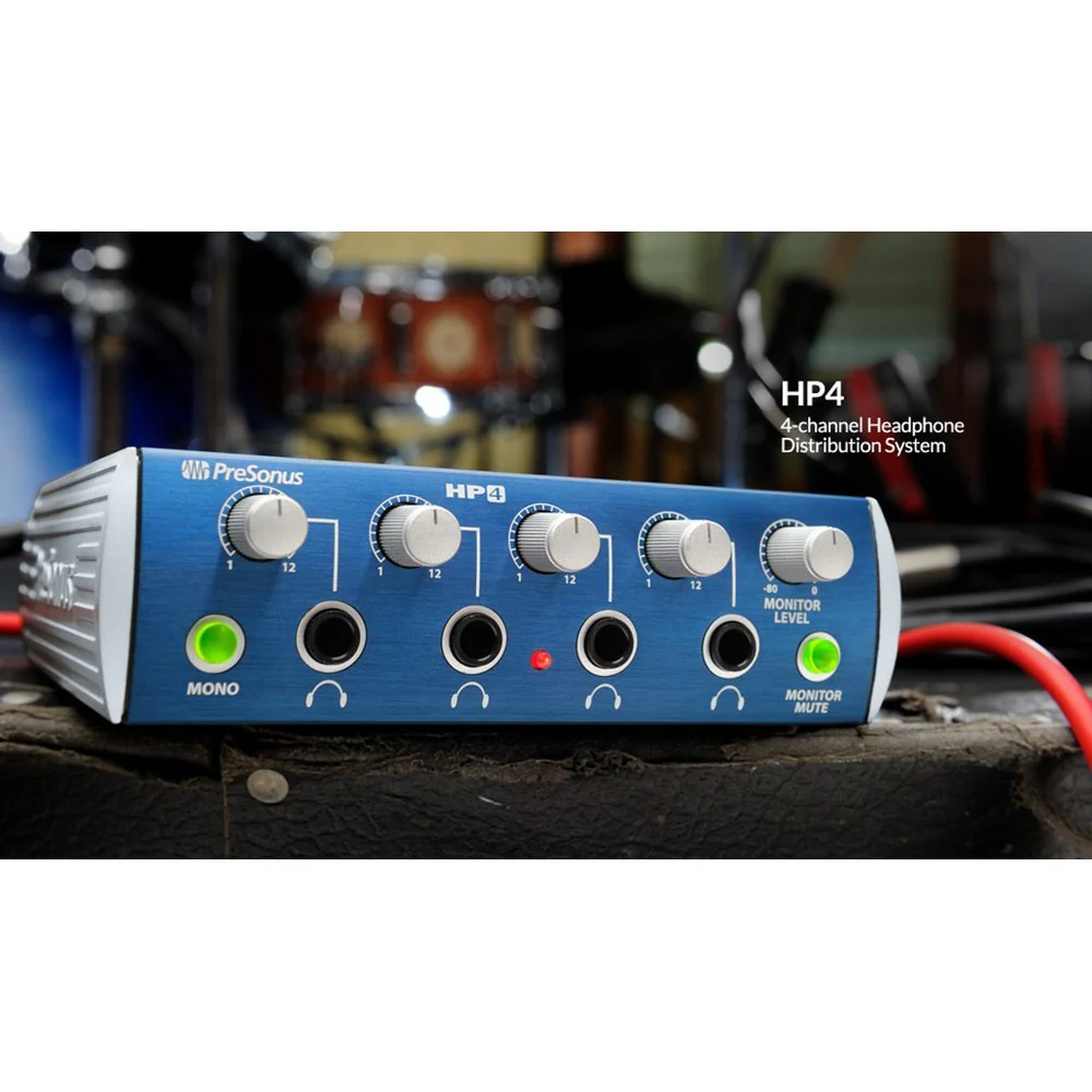 PreSonus HP4 4 Ch Headphone Amplifier - Image 3