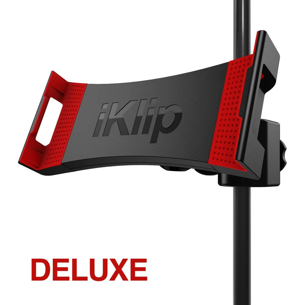 IK Multimedia iKlip 3 DELUXE iPad Mount w/ Tripod Thread Adapter