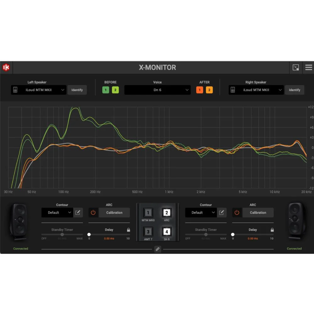 IK Multimedia iLoud MTM MK2 PAIR Compact Hi-Res Monitors w/ ARC Microphone - Image 9