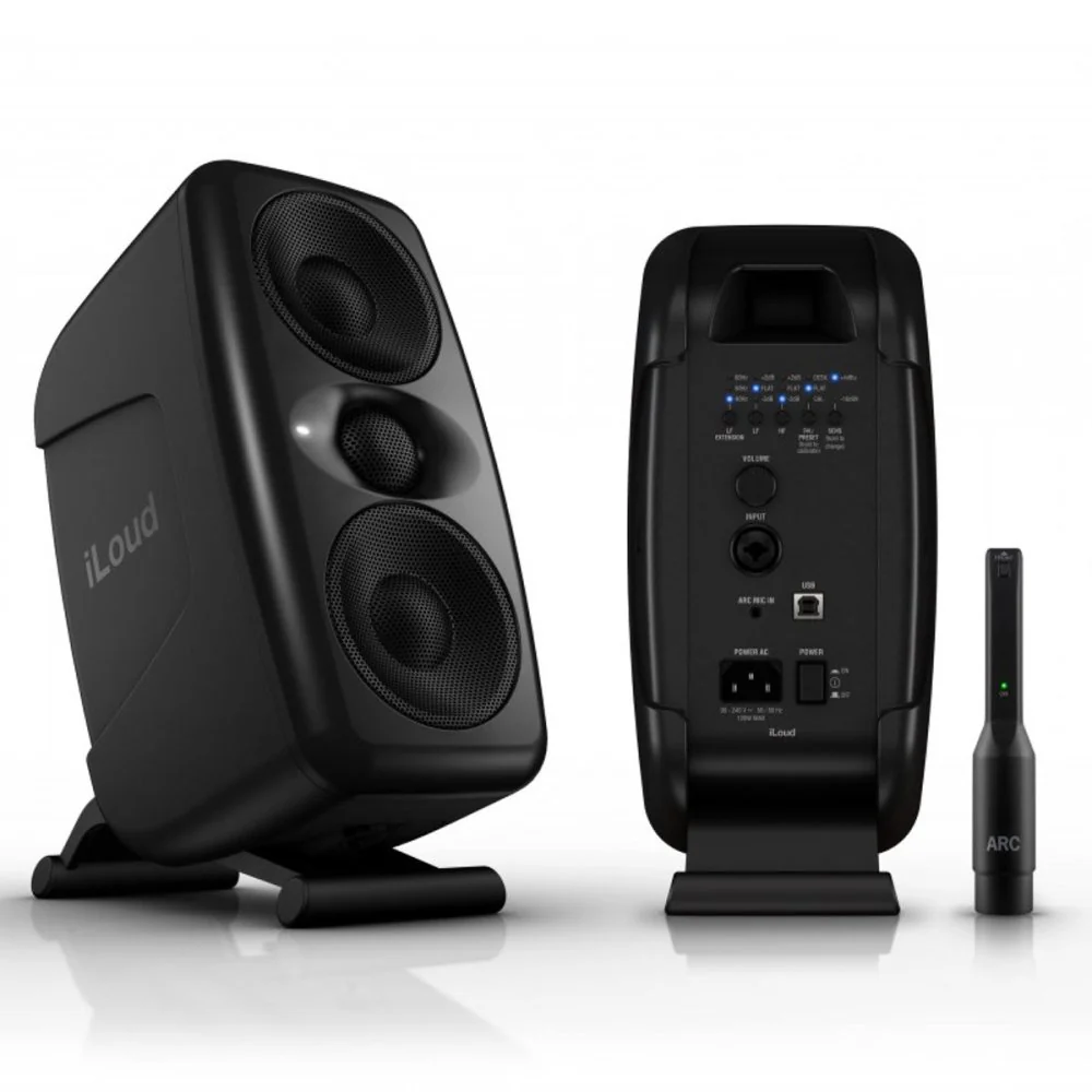 IK Multimedia iLoud MTM MK1 PAIR + Total Studio 3.5 MAX Bundle w/ ARC Microphone - Image 2