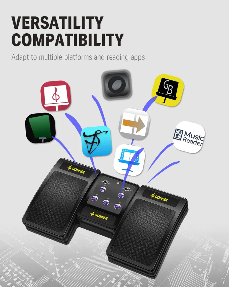 Donner Wireless Page Turner Bluetooth Page Turner - Image 5