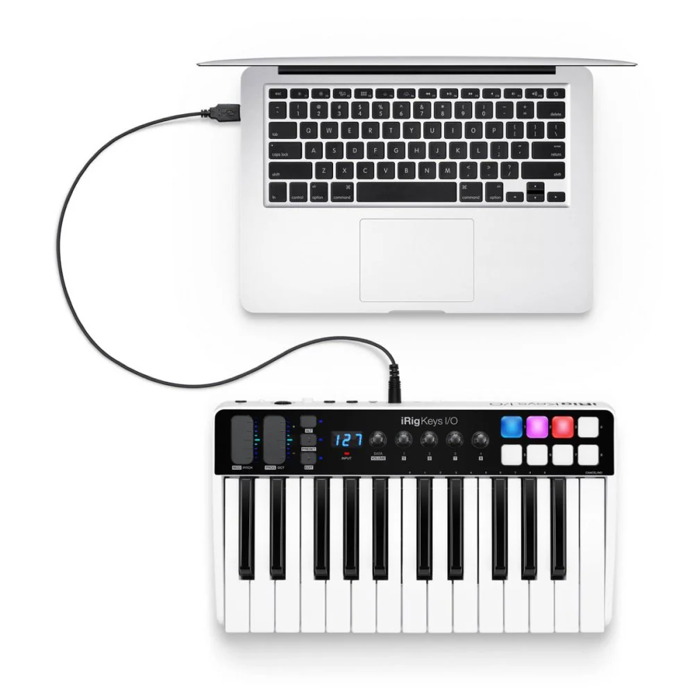 IK Multimedia iRig Keys I/O 25 MIDI Controller & Audio Interface - Image 3