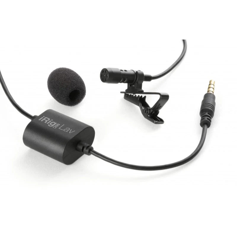 IK Multimedia iRig Mic Lav Lavalier Mic w/ Built-In Monitoring - Image 4