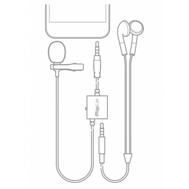 IK Multimedia iRig Mic Lav Lavalier Mic w/ Built-In Monitoring - Image 7