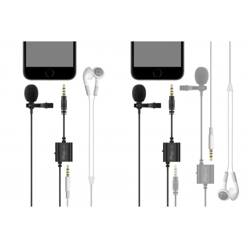 IK Multimedia iRig Mic Lav Double Lavalier Mic w/ Built-In Monitoring - Image 6