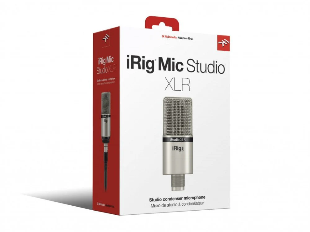 IK Multimedia iRig Mic Studio XLR Studio Condenser Mic Silver - Image 3