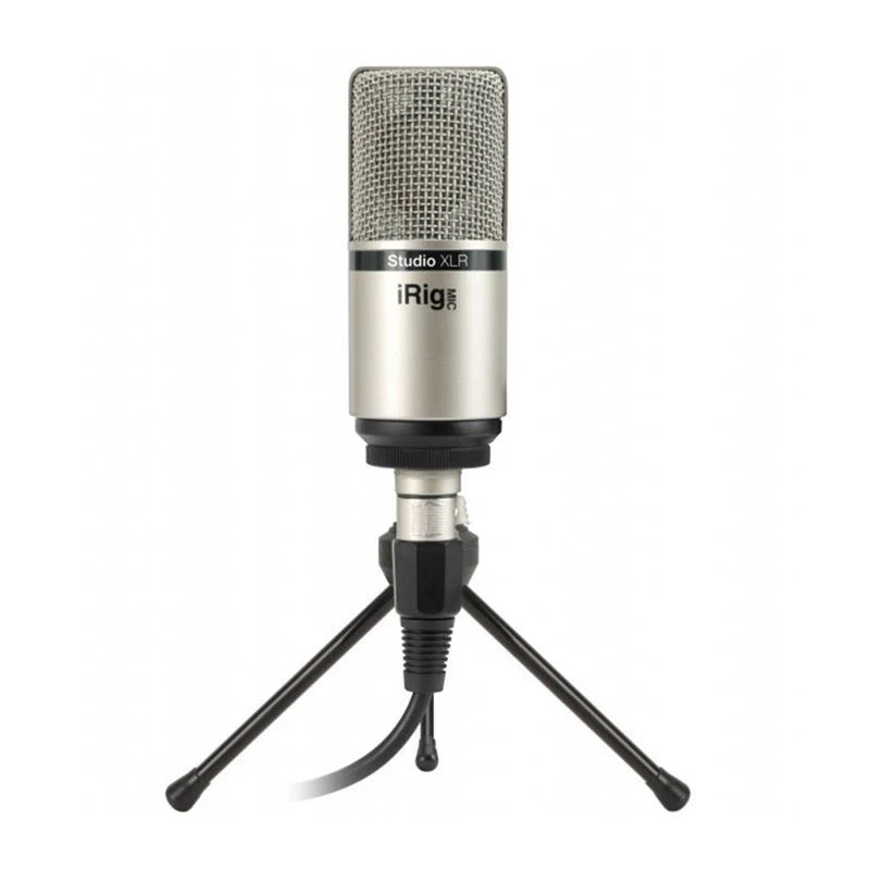 IK Multimedia iRig Mic Studio XLR Studio Condenser Mic Silver - Image 4