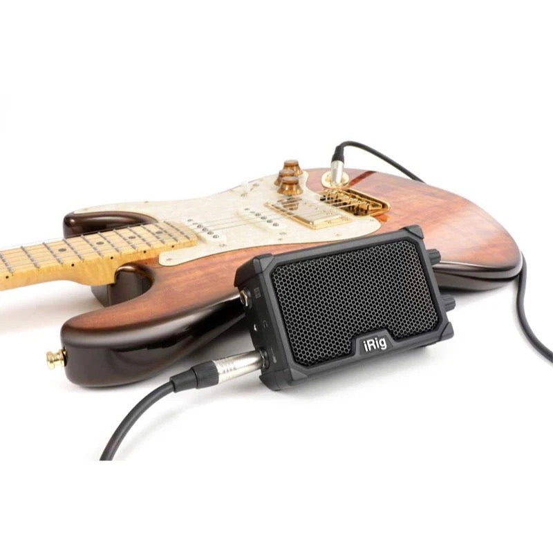 IK Multimedia iRig Nano Amp 3W Class A/B Power Portable Amp w/ iOS Interface White - Image 6
