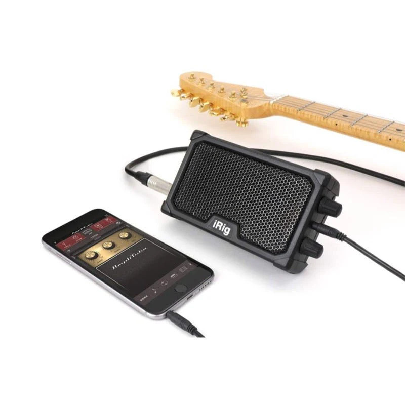 IK Multimedia iRig Nano Amp 3W Class A/B Power Portable Amp w/ iOS Interface White - Image 7