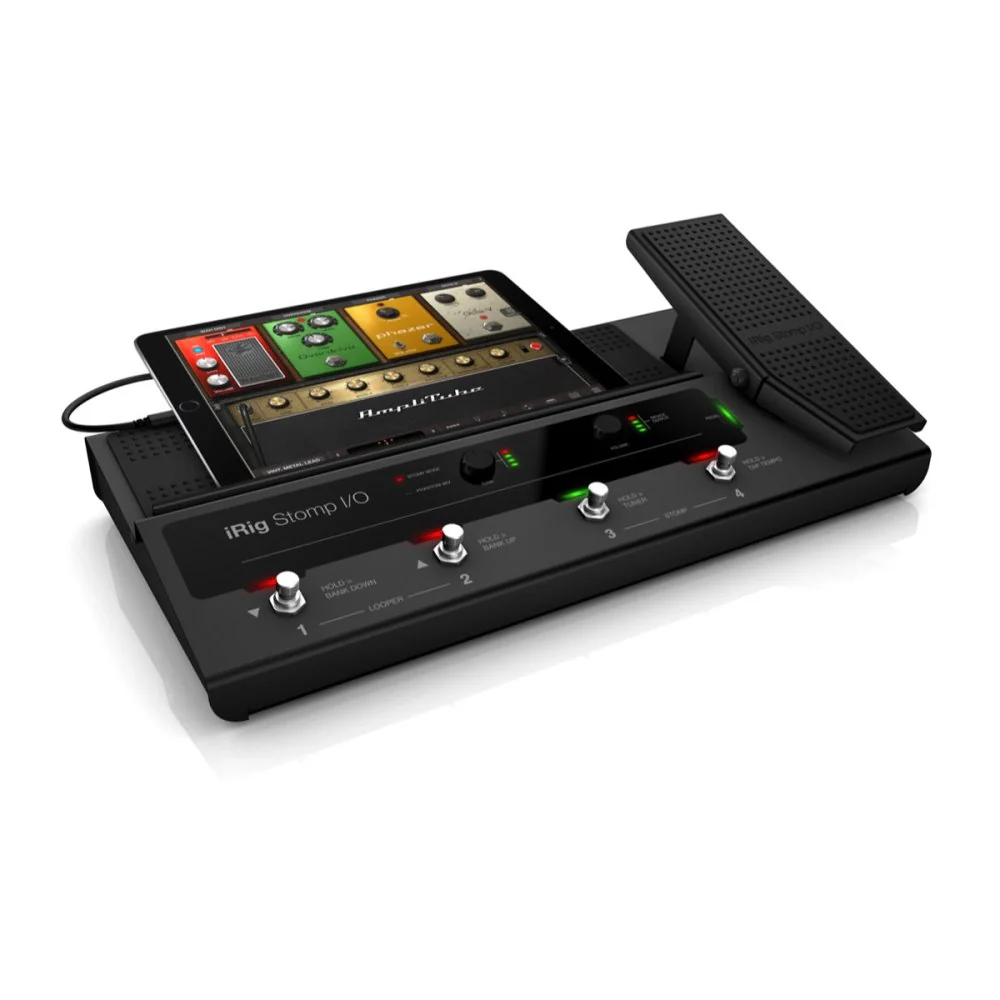 IK Multimedia iRig Stomp I/O USB Pedalboard Controller Audio Interface For iOS, Mac, PC - Image 7